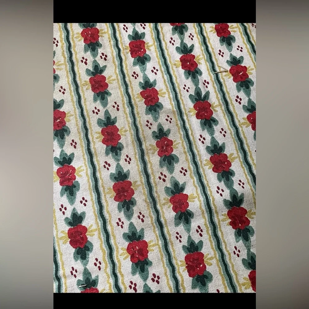 Vintage Rose Floral Seat Cushions